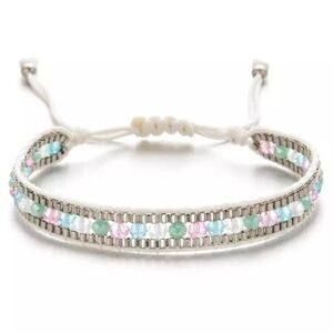 ⭐️ 5 for $25 Bohemian Weave Rope Crystal Bracelet
